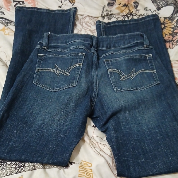 Wrangler Women's Dark Blue Boot Cut Jeans - Picture 2 of 12